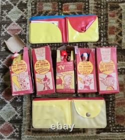 VTG Lot 5 Howdy Doody Toy Character Figures withoriginal boxes & 2 Wallets Western