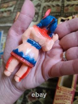VTG Lot 5 Howdy Doody Toy Character Figures withoriginal boxes & 2 Wallets Western