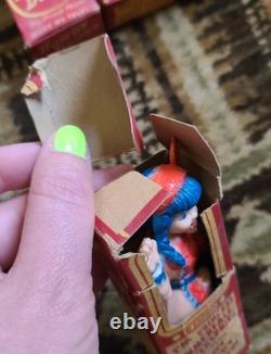 VTG Lot 5 Howdy Doody Toy Character Figures withoriginal boxes & 2 Wallets Western