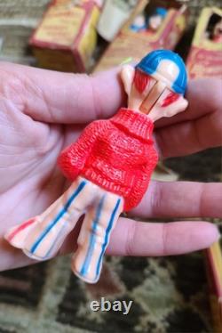 VTG Lot 5 Howdy Doody Toy Character Figures withoriginal boxes & 2 Wallets Western