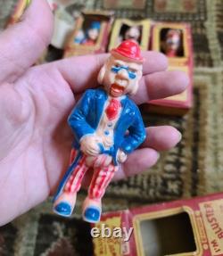 VTG Lot 5 Howdy Doody Toy Character Figures withoriginal boxes & 2 Wallets Western