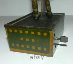 Very Neat Vintage Strauss Tin Litho Tombo Alabama Coon Jigger Wind Up Toy 1910