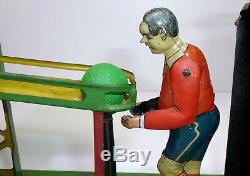 Very RARE Levy George / Gely (Germany) # 1925 Tin Mechanical Pendulum Shooter