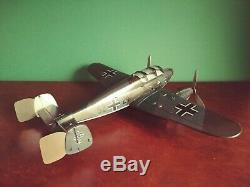 Very Rare 1930's Tippco TCO Tin Wind-up Nazi Siebel Airplane Mickey Mouse Bomber