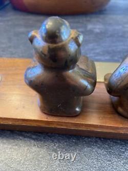Very Rare Desk Set Employee Kusan Toys 1976 Zoodle Land Beaver Penguin Rare #T