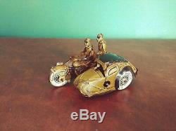 Very Rare Variant 1930's SS #44 Saalheimer & Strauss Military Sidecar Motorcycle