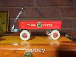Very Rare Vintage Antique Radio Flyer Miniature Wagon Toy Salesman Sample 1930s