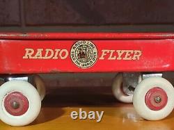 Very Rare Vintage Antique Radio Flyer Miniature Wagon Toy Salesman Sample 1930s