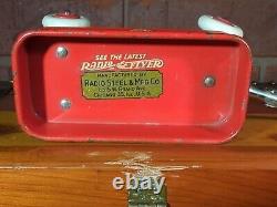 Very Rare Vintage Antique Radio Flyer Miniature Wagon Toy Salesman Sample 1930s