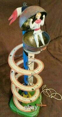 Vintage 1906 Fernand Martin Mystery Ball Clockwork Driven Table Top Tin Toy