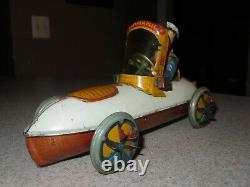 Vintage 1906 LEHMANN AMPHIBIOUS VEHICLE EPL 555 Tin Wind-Up ToyGermanyWORKING