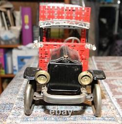 Vintage 1920's A. C. Gilbert Assembled Erector Double Decker Bus 26 x 11