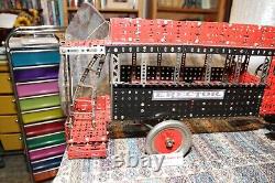 Vintage 1920's A. C. Gilbert Assembled Erector Double Decker Bus 26 x 11
