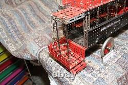Vintage 1920's A. C. Gilbert Assembled Erector Double Decker Bus 26 x 11