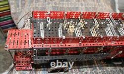 Vintage 1920's A. C. Gilbert Assembled Erector Double Decker Bus 26 x 11