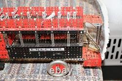 Vintage 1920's A. C. Gilbert Assembled Erector Double Decker Bus 26 x 11