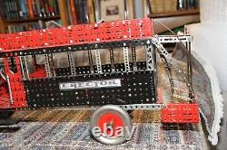 Vintage 1920's A. C. Gilbert Assembled Erector Double Decker Bus 26 x 11