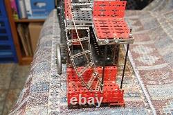 Vintage 1920's A. C. Gilbert Assembled Erector Double Decker Bus 26 x 11