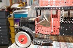 Vintage 1920's A. C. Gilbert Assembled Erector Double Decker Bus 26 x 11