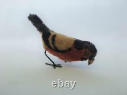 Vintage 1920s German Wind-Up Toy Schuco Pick Pick 905 Mohair Pecking Bird