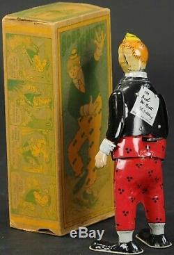 Vintage 1920s Strauss Boob McNutt Wind Up With Original Box / Excellent & Works