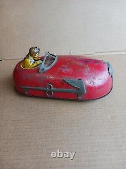 Vintage 1930's Lindstrom Skeeter Bug Doodlebug Tin Wind-up Bumper Car