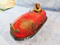 Vintage 1930's Lindstrom Skeeter Bug Doodlebug Tin Wind-up Bumper Car