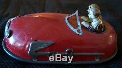 Vintage 1930's Lindstrom Skeeter Bug Tin Wind Up Bumper Car Pre Wwii