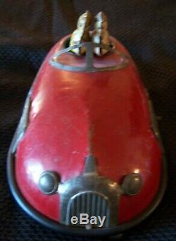 Vintage 1930's Lindstrom Skeeter Bug Tin Wind Up Bumper Car Pre Wwii