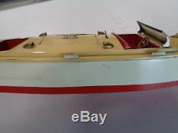 Vintage 1930's Lionel Prewar Tin Wind-up Boat Hj49 Vintage Rare Toy