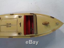 Vintage 1930's Lionel Prewar Tin Wind-up Boat Hj49 Vintage Rare Toy
