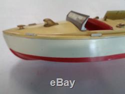 Vintage 1930's Lionel Prewar Tin Wind-up Boat Hj49 Vintage Rare Toy