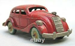 Vintage 1930's Toyota Airflow Japanese Tin Car Wind-Up