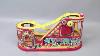 Vintage 1930s 40s J Chein Co Tin Litho Working Wind Up Roller Coaster Toy