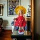 Vintage 1930s Italian Felt Character Girl, Series Lenci with Toy Accessories