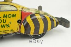 Vintage 1939 Marx Charlie McCarthy & Moritmer Snerd Private Car Windup Tin Toy