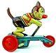 Vintage 1940's MS, Dreirad (Michael Seidel) Cat On Scooter Wind-Up WORKING NM