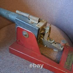 Vintage 1940's Original Baldwin Manufacturing Cannon. #890 Pressed Metal/wood