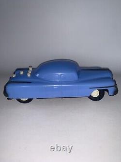 Vintage 1940s BELCO LUX Plastic Key Wind Push Button Car Toy Futuristic GERMANY