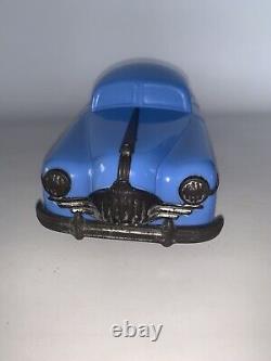 Vintage 1940s BELCO LUX Plastic Key Wind Push Button Car Toy Futuristic GERMANY