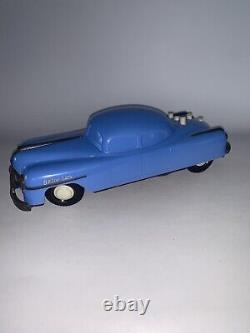 Vintage 1940s BELCO LUX Plastic Key Wind Push Button Car Toy Futuristic GERMANY