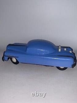 Vintage 1940s BELCO LUX Plastic Key Wind Push Button Car Toy Futuristic GERMANY