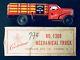 Vintage 1940s Courtland #1300 toy windup Express & Hauling truck in original box