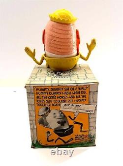 Vintage 1948 PLAYMAKER TOYS Humpty Dumpty Toy with Original Box by J H Wright