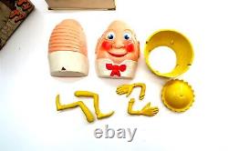 Vintage 1948 PLAYMAKER TOYS Humpty Dumpty Toy with Original Box by J H Wright