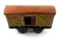 Vintage 1950's Argentina Tin Toy Train Set withTracks Rare Rural Model No Wind Up