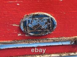 Vintage 1950's BIGGE Germany Wooden Toy Truck 17