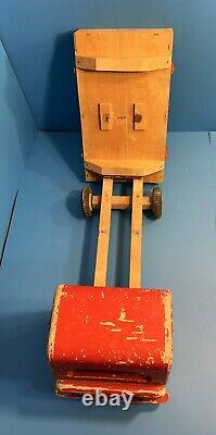 Vintage 1950's BIGGE Germany Wooden Toy Truck 17