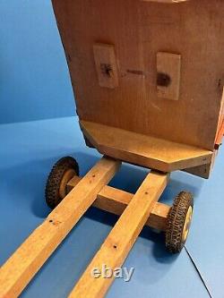 Vintage 1950's BIGGE Germany Wooden Toy Truck 17