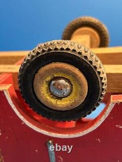 Vintage 1950's BIGGE Germany Wooden Toy Truck 17
